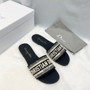 Christian Dior Black Over the Knee Boots